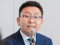 上垣皓太朗・フジテレビアナウンサー、「フジテレビコンテンツラインナップ発表会」で司会を担当