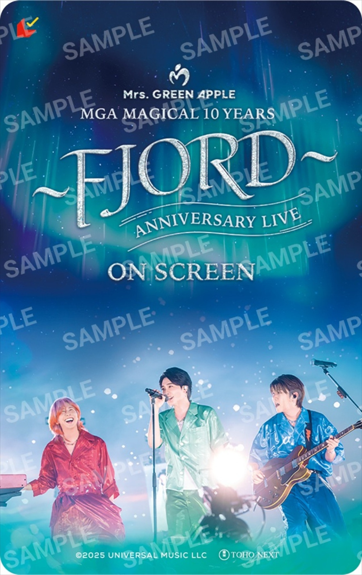 Mrs. GREEN APPLEライブフィルム＆ドキュメンタリー映画、ムビチケ販売決定！