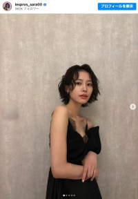 南沙良、ドレス姿が美しすぎる…　※「南沙良」インスタグラム
