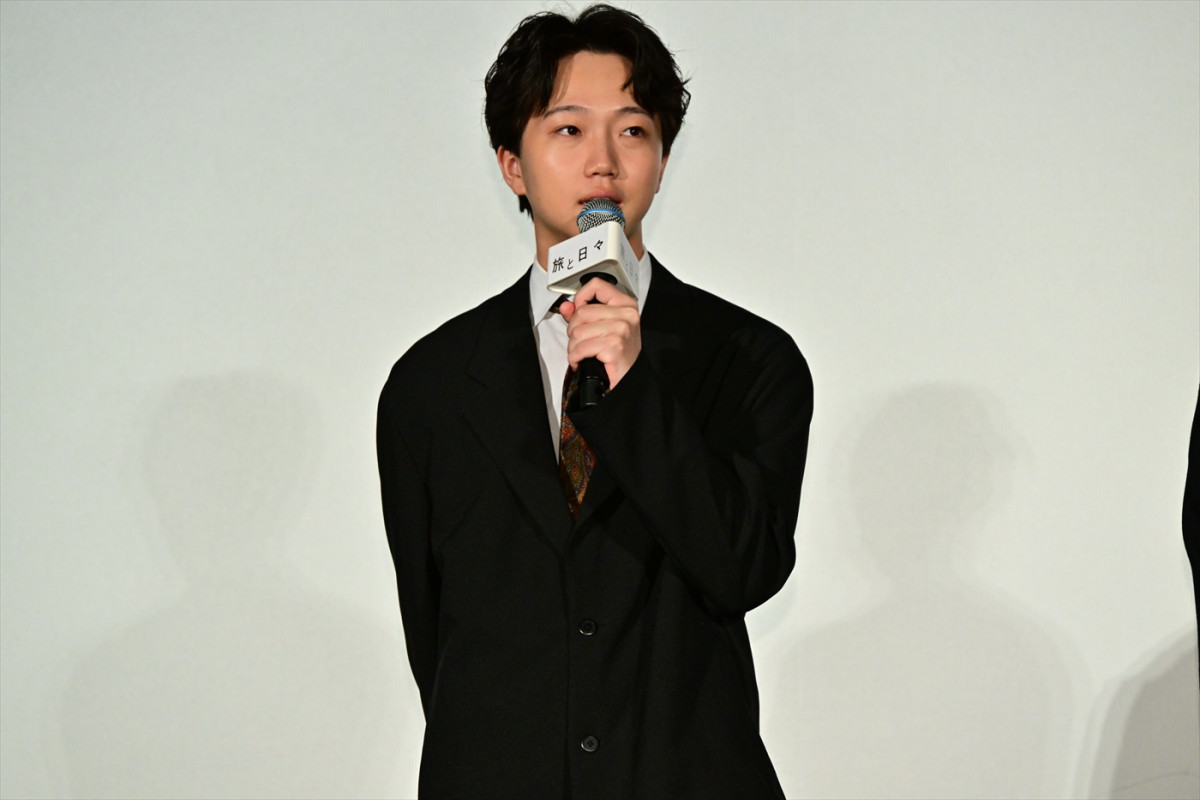 河合優実、ロカルノ国際映画祭最高賞に涙？　シム・ウンギョンが明かす　映画『旅と日々』ジャパンプレミア