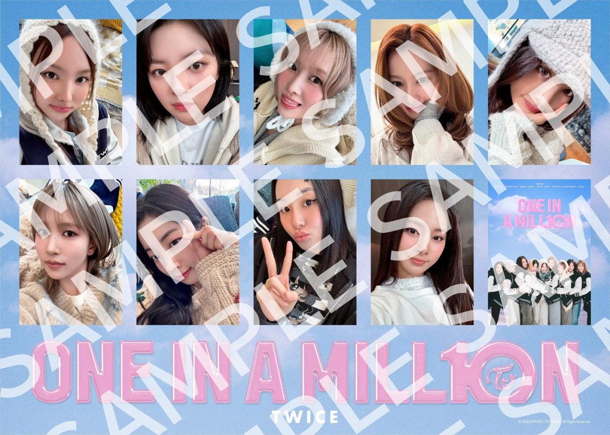 TWICEドキュメンタリー映画『ONE IN A MILL10N』メンバーの今を切り取った場面写真解禁　入プレ第1弾はビジュアルシート