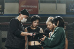映画『ナイトフラワー』メイキング写真
