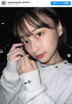 潮紗理菜と“夜のおさんぽ”を楽しむ影山優佳　※「影山優佳」インスタグラム
