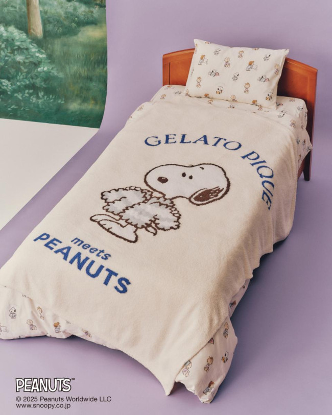 写真）『PEANUTS』×「ジェラピケ」がコラボ！ スヌーピーたちの