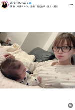 中川翔子、自身の子役時代と次男がそっくり　※「中川翔子」インスタグラム