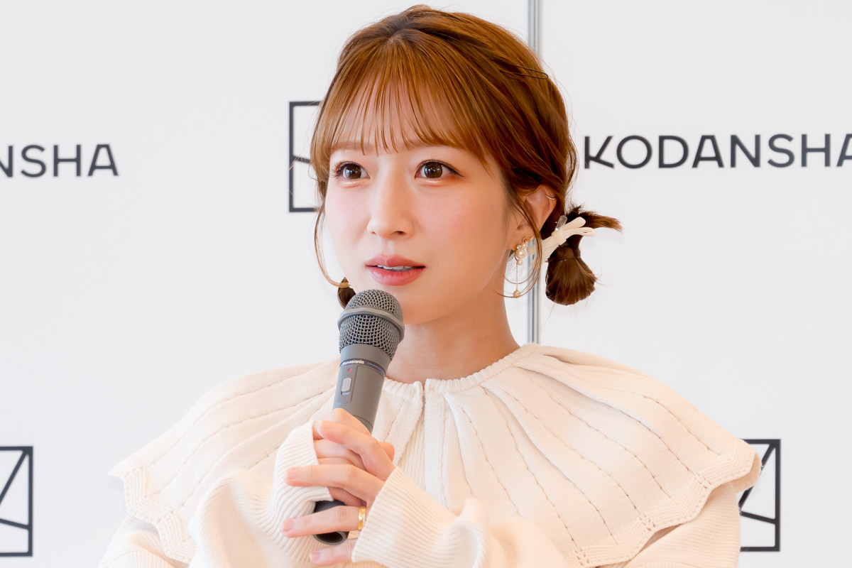 辻希美、第5子出産後初の公の場　長女・希空からのサプライズに涙