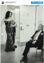 夫マイケル・ダグラスとの結婚25周年に投稿した思い出写真　※「キャサリン・ゼタ＝ジョーンズ」インスタグラム