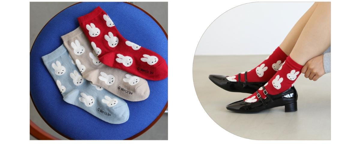 251117ミッフィー×「靴下屋」