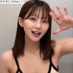 “令和のグラビアクイーン”田中美久、ミニ丈タンクトップ姿が「最高！」