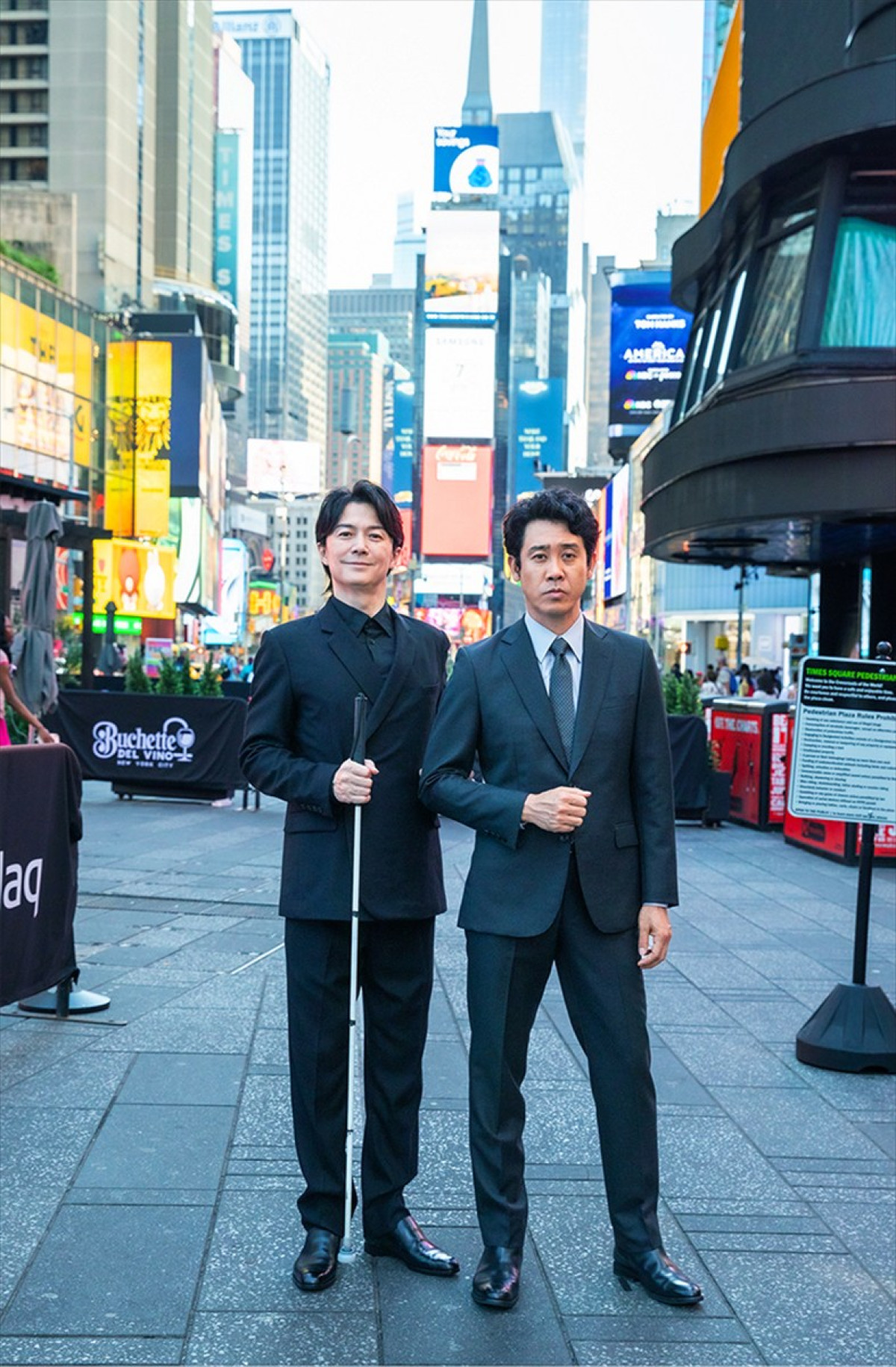 完全新作SPドラマ『ラストマン－全盲の捜査官－ FAKE／TRUTH』、福山雅治＆大泉洋のNYオフショットが解禁