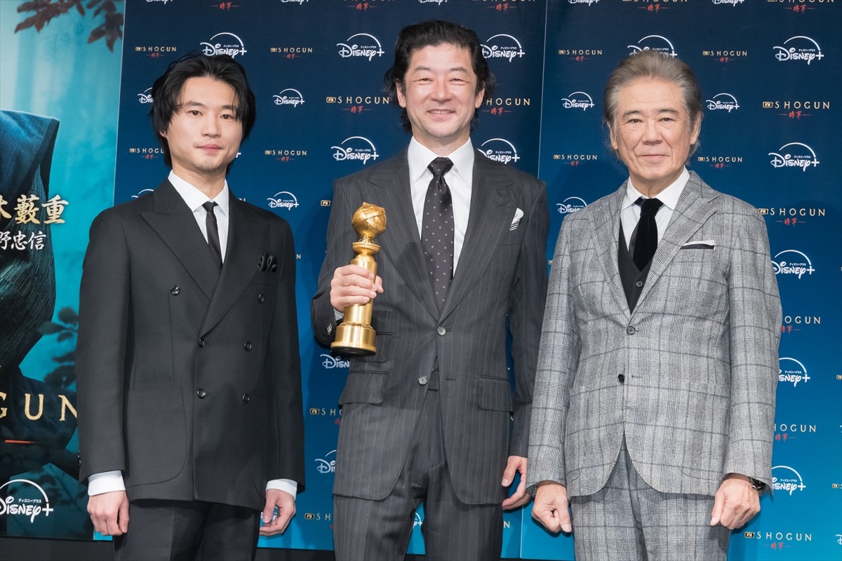浅野忠信、『SHOGUN 将軍』GG賞4冠受賞で妻・中田クルミに感謝「サポートがなかったら消えていなくなっていた」