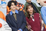 『映画ドラえもん のび太の絵世界物語』完成報告会の様子