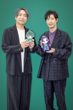 テレビアニメ『薬屋のひとりごと』インタビューより（左から）小西克幸、大塚剛央