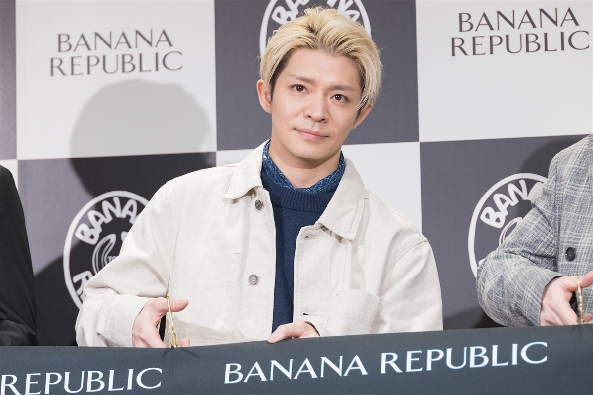Number_i・岸優太、バナナ・リパブリック 虎ノ門ヒルズ オープニングセレモニーに登場