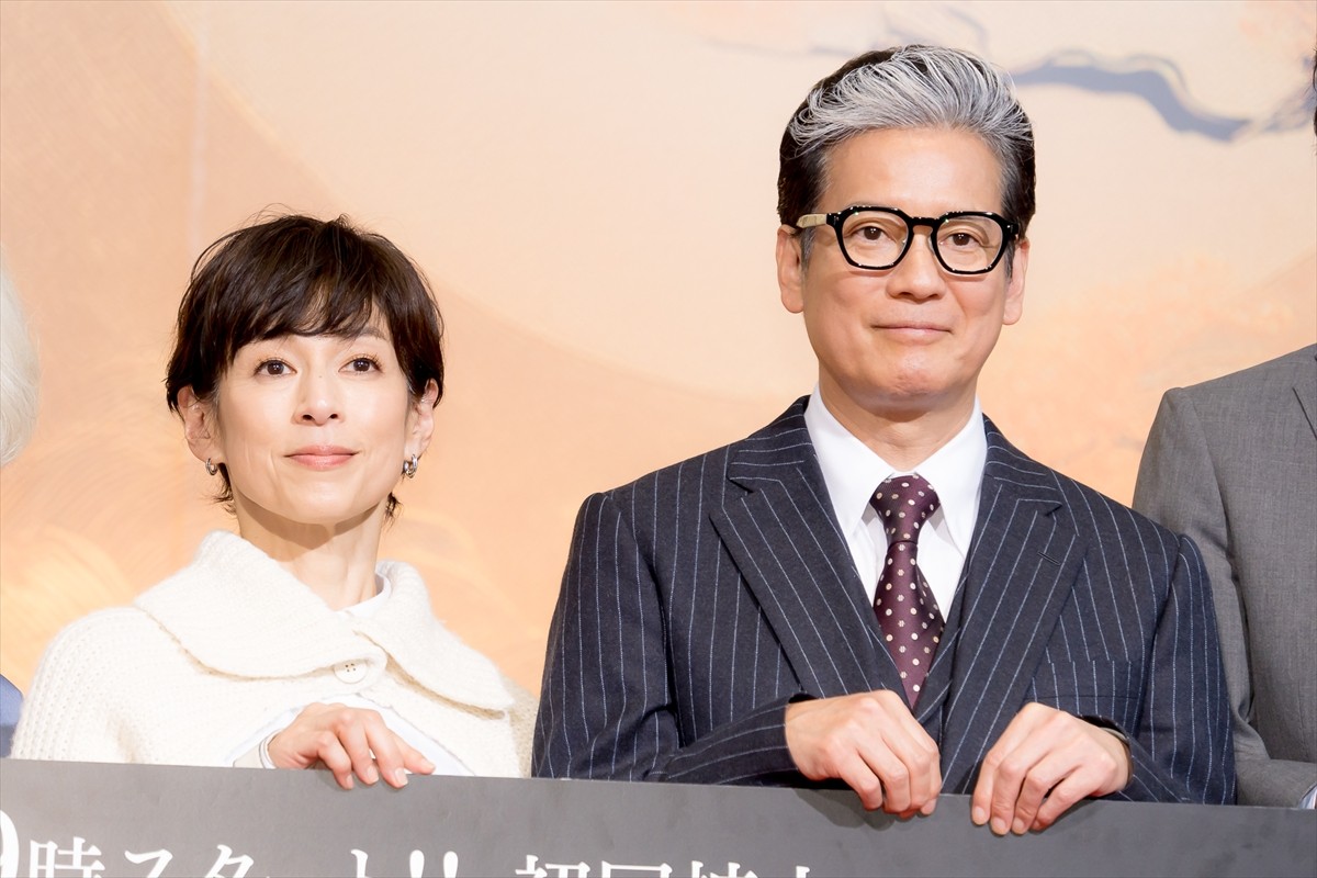 唐沢寿明＆鈴木保奈美、地上波ドラマ33年ぶり共演「いずれラブストーリーやりたい」