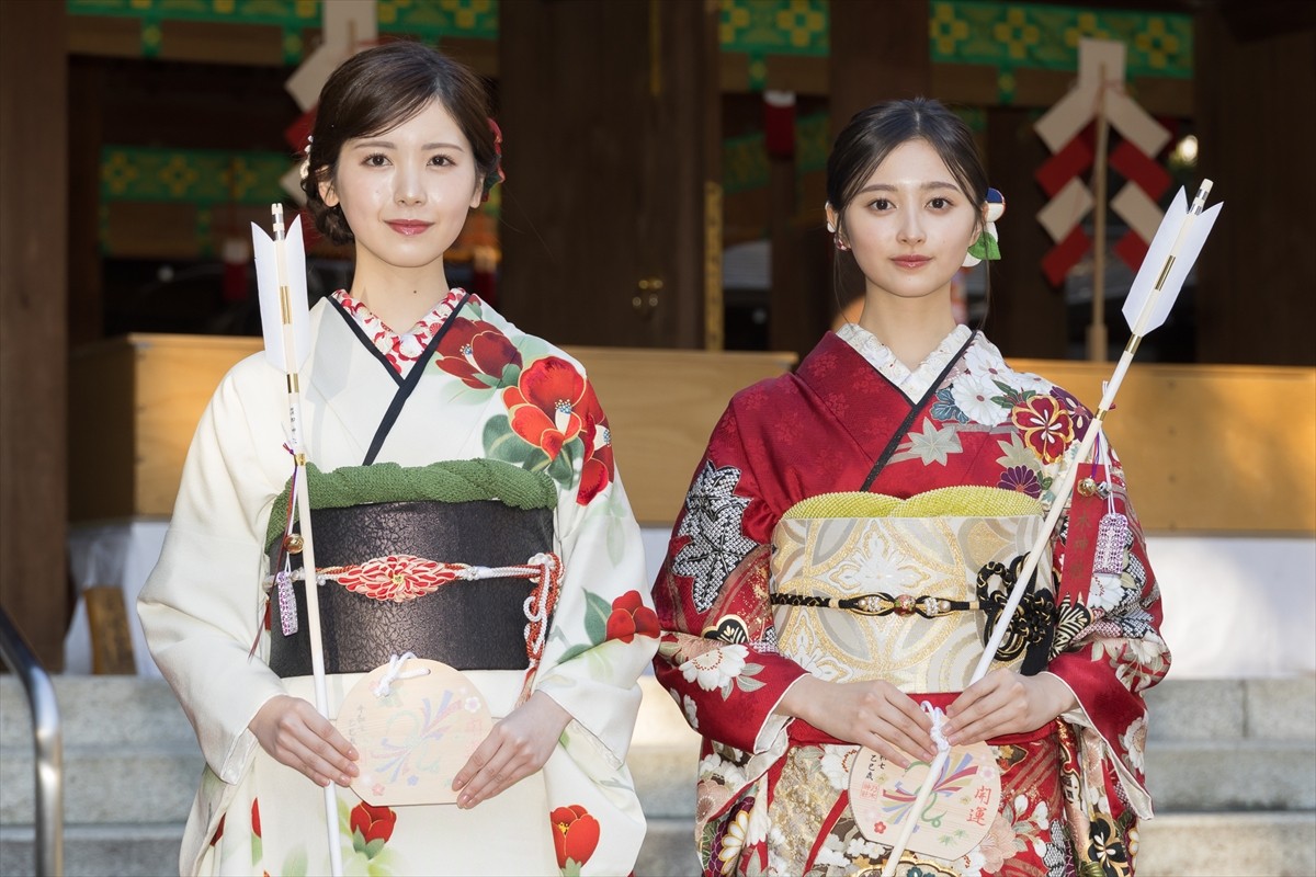 乃木坂46・筒井あやめ＆井上和が2人で成人式「私たちは“にょろにょろ世代”です！」