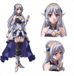 アニメ『暗殺者である俺のステータスが勇者よりも明らかに強いのだが』キャラ設定画（アメリア）