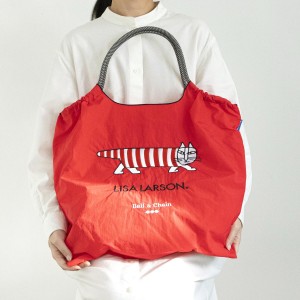 リサ・ラーソン“くるっとまとまる”エコバッグ登場！　マイキーの刺しゅうをあしらった全3色
