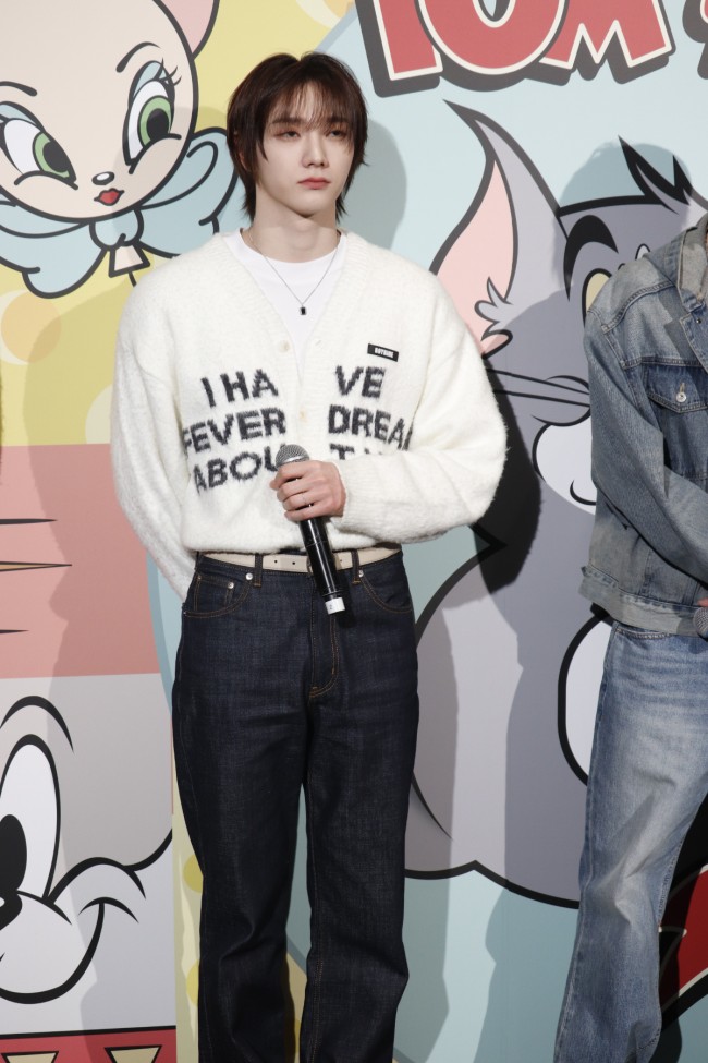 写真）BOYNEXTDOOR、トム＆ジェリーと共演に大興奮！ WOONHAKは「お