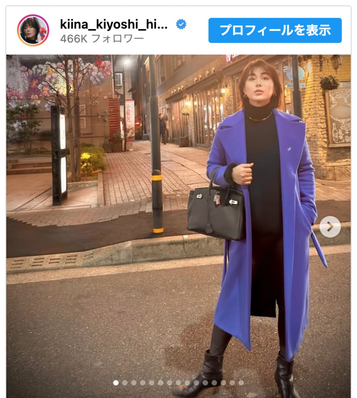 氷川きよし、オーラ全開なプライベートショットを公開　※「氷川きよし」インスタグラム
