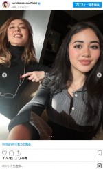 武田久美子、娘のソフィアさんと久々2ショット　※「武田久美子」インスタグラム