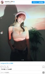 ざわちん、ソロショット　※「ざわちん」インスタグラム
