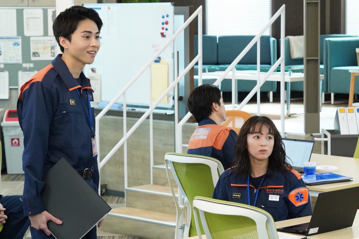 『１１９エマージェンシーコール』第7話　“粕原”清野菜名、失声症が疑われる女性からの通報に対応