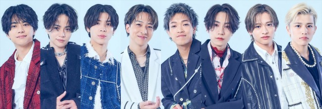 新体制timelesz初の冠番組『タイムレスマン』始動　timelesz（左から）佐藤勝利、菊池風磨、松島聡、寺西拓人、原嘉孝、橋本将生、猪俣周杜、篠塚大輝