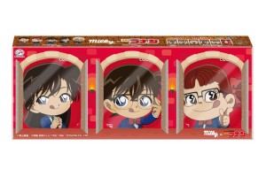『名探偵コナン』×「不二家」がコラボ！　ペコちゃん風に舌を出した“ミルキー缶”など展開