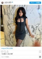 リボン＆ミニのあざとかわいいファッション　※「カミラ・カベロ」インスタグラム