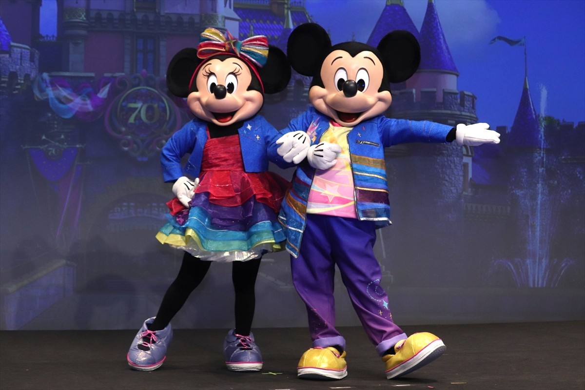 【本イベント以外NG】カリフォルニアディズニーランド・リゾート開園70周年プレス発表会