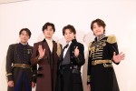 ミュージカル『フランケンシュタイン』初日囲み取材の様子