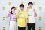 『24時間テレビ48‐愛は地球を救う‐』総合司会（左から）水卜麻美、上田晋也、羽鳥慎一