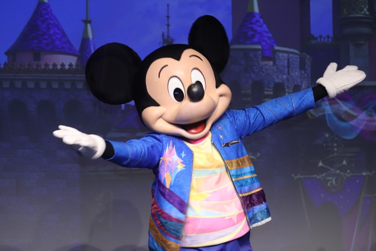 【本イベント以外NG】カリフォルニアディズニーランド・リゾート開園70周年プレス発表会