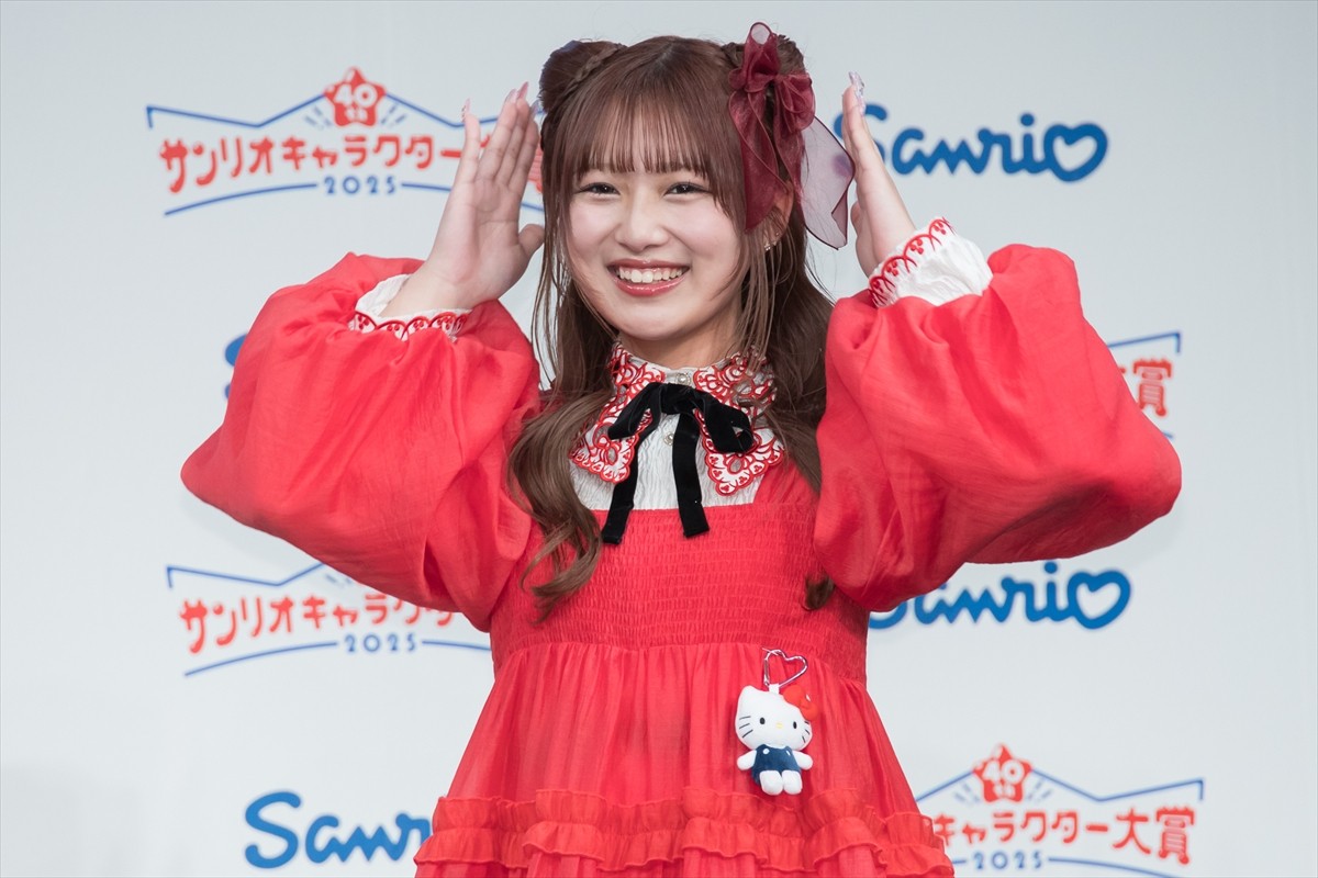 希空、第40回「2025年サンリオキャラクター大賞」開幕イベント