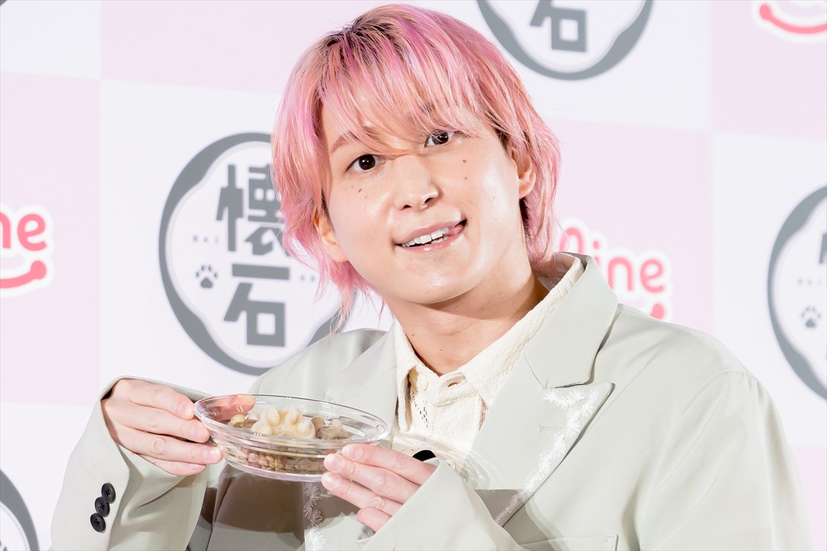 Snow Man・佐久間大介、ペットライン「懐石」アンバサダー就任＆新WebCM発表会に登場