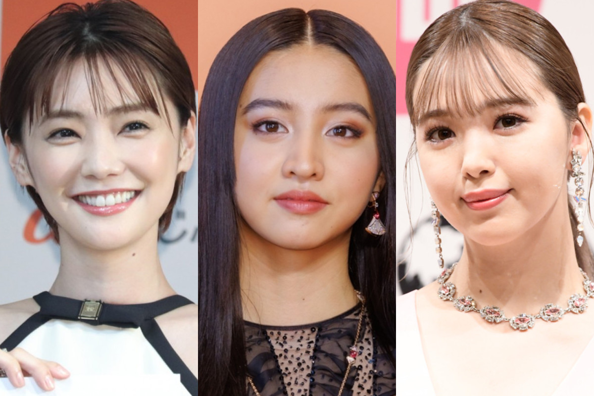 (左から)倉科カナ、Koki,、藤田ニコル