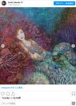 工藤静香が描いた絵画　※「工藤静香」インスタグラム