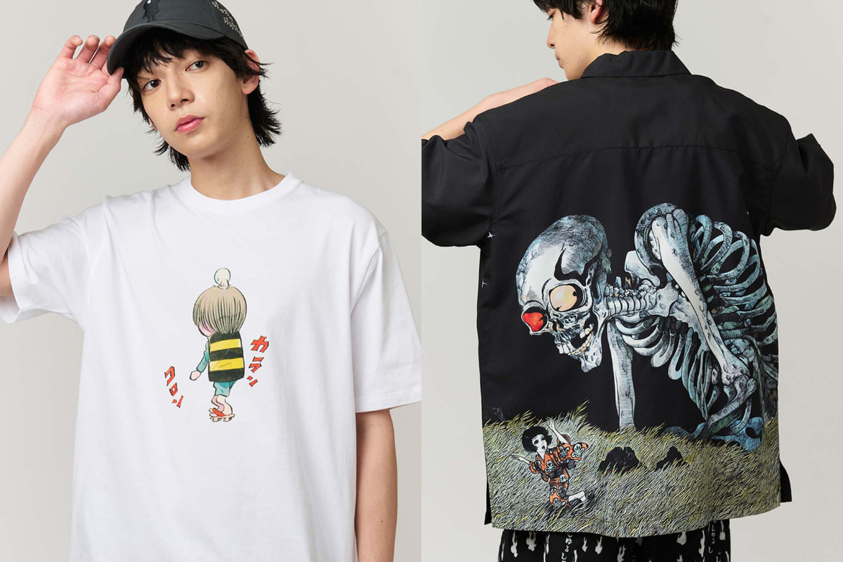 水木しげる「グラニフ」とコラボ！ “鬼太郎の誕生シーンを描いたTシャツ”など全21種展開