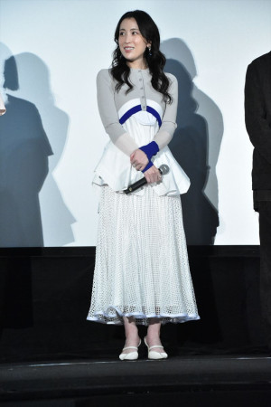 『MIRRORLIAR FILMS Season7』完成披露舞台あいさつに登壇した雛形あきこ