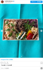 滝沢眞規子、手作り弁当　※「滝沢眞規子」インスタグラム