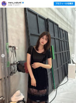 生見愛瑠、“透け感”が美しい黒コーデ　※「生見愛瑠」インスタグラム