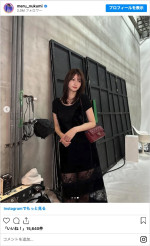 生見愛瑠、“透け感”が美しい黒コーデ　※「生見愛瑠」インスタグラム