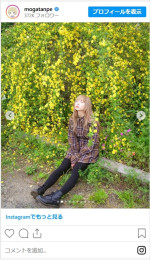 最上もが、金髪ロングも似合っていてかわいい　※「最上もが」インスタグラム