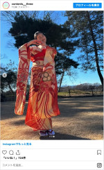 朝ドラヒロイン・のぶを演じる今田美桜の笑顔！　※「コンテンツ・スリー」インスタグラム