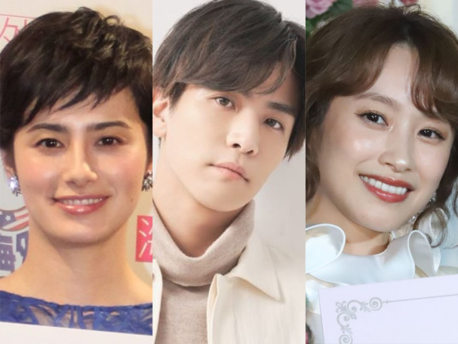 (左から)ホラン千秋、岩田剛典、高橋愛