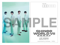 「SHINee WORLD VII ［E.S.S.A.Y］（Every Stage Shines Around You）」ライブビューイング来場者特典ポストカード画像