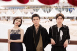 第78回カンヌ国際映画祭に参加している映画『見はらし世代』（左から）木竜麻生、団塚唯我監督、黒崎煌代