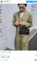 山田優、お出かけコーデ　※「山田優」インスタグラム