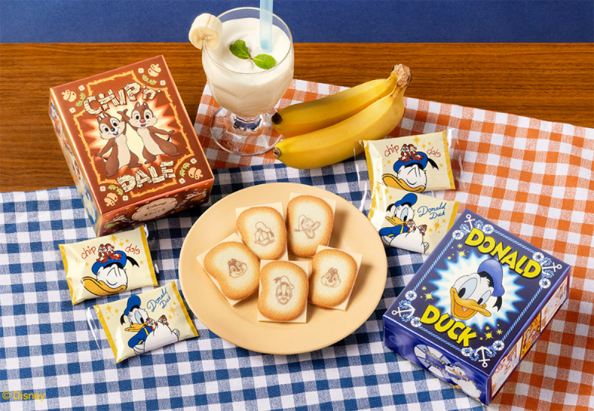 2050527 東京ばな奈に“ドナルドダックとチップ＆デール”の新スイーツ登場